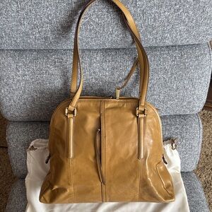 HOBO Tan Leather Shoulder Bag
